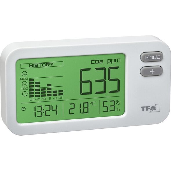 Stacja pogodowa TFA TFA 31.5009.02 CO2-Monitor AIRCO2NTROL COACH