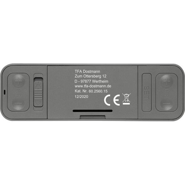 TFA TFA 60.2560.15 TWIST grey Radio alarm clock