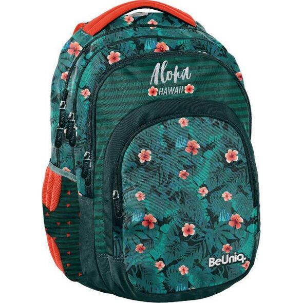 Paso Plecak szkolny wielokomorowy BeUniq Dżungla Hawaii Paso