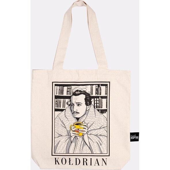 Nadwyraz.com Torba bawełniana ecru Kołdrian