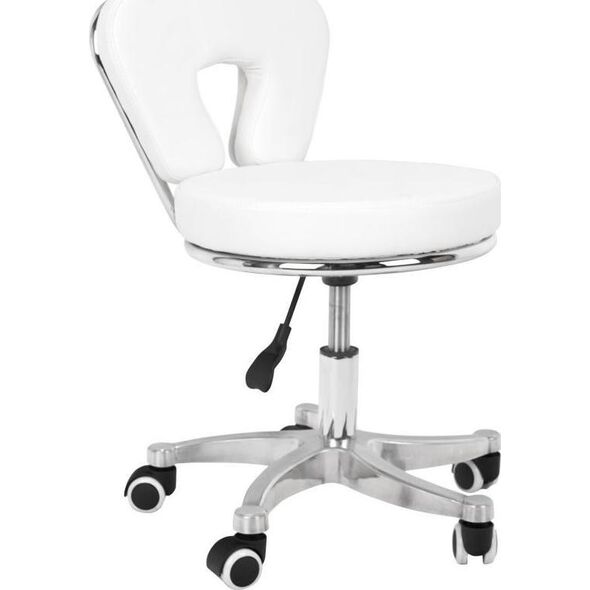 Activeshop TABORET KOSMETYCZNY DO PEDICURE 9266 BIAŁY