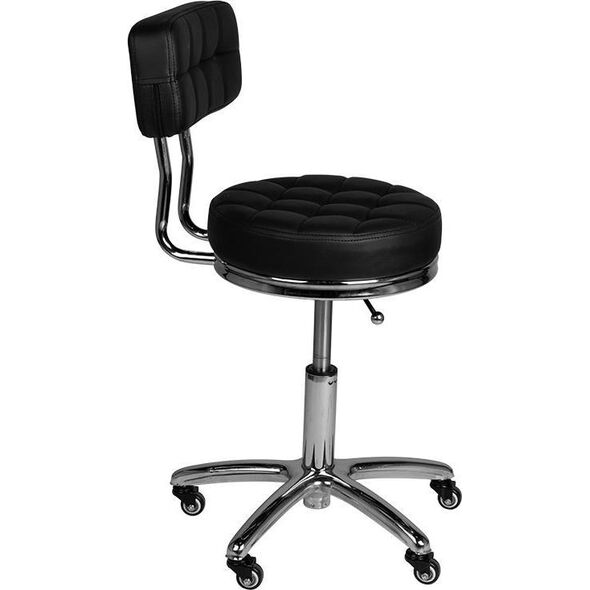 Activeshop TABORET KOSMETYCZNY AM-877 CZARNY