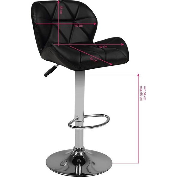 Activeshop HOKER BAROWY M01 PIKOWANY REGULOWANY CZARNY