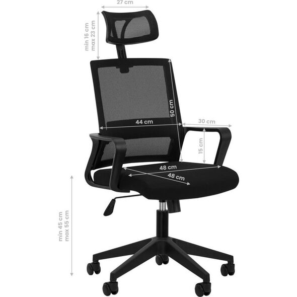 Krzesło biurowe Activeshop QS-05 Czarne