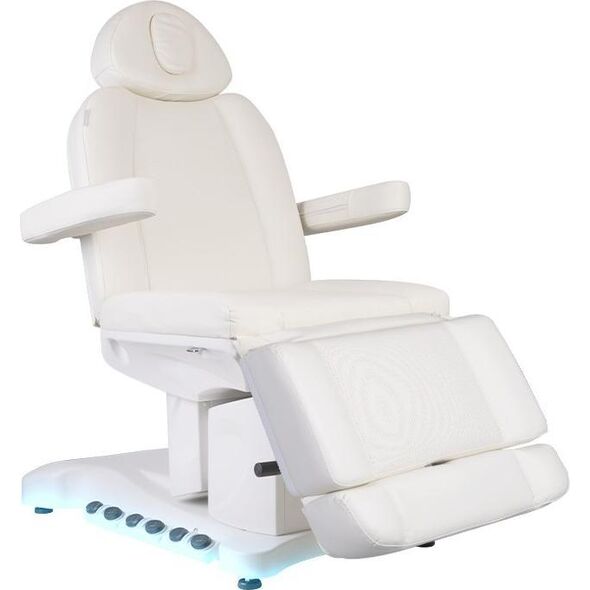 Azzurro FOTEL KOSMETYCZNY ELEKTR. AZZURRO 708B EXCLUSIVE 3 SILN. PODGRZEWANY