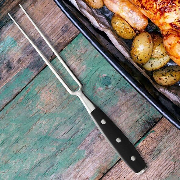 Orion Widelec kuchenny stalowy do grilla 30 cm