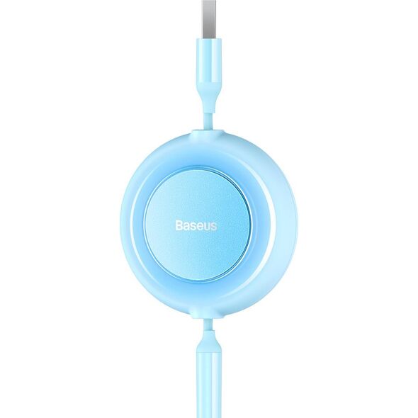 Kabel USB Baseus USB-A - USB-C + microUSB + Lightning 1.1 m Niebieski (BSU3383BLU)