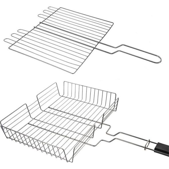 Orion Ruszt stalowy do grillowania zamykany 61x32 cm