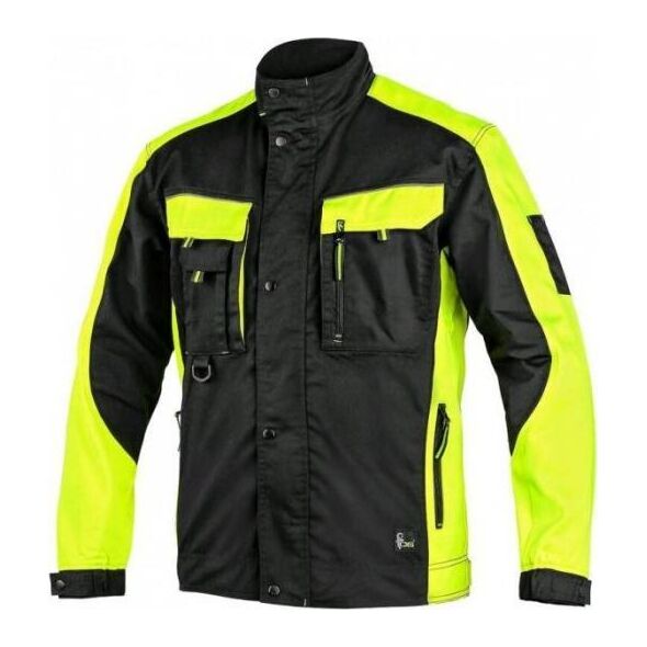 UN BLUZA/KURTKA CXS SIRIUS BRIGHTON CZARNO-Å»ÃÅTA ROZM.48