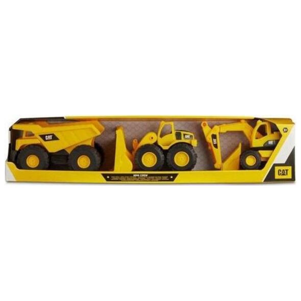 BigBuy Fun Zestaw Samochodów Żółty Plastikowy 18 cm (3 pcs)