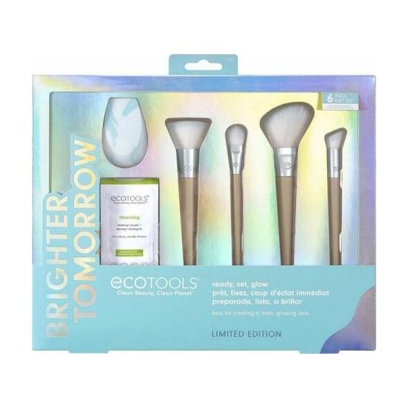 EcoTools Zestaw Pędzli do Makijażu Ecotools Brighter Tomorrow Ready, Set, Glow (5 pcs)