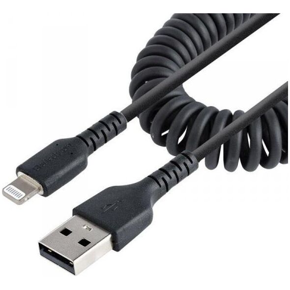 Kabel USB StarTech USB-A - Lightning 1 m Czarny (RUSB2ALT1MBC)