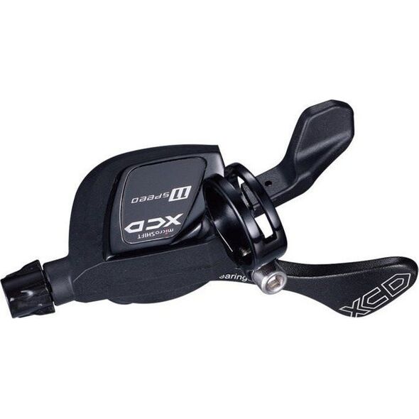 Microshift Manetka MICROSHIFT XCD, Prawa, 11.rzędowa, Kompatybilna z Shimano, Xpress+ Trigger, Bez Wskaźnika Przełożeń (NEW)