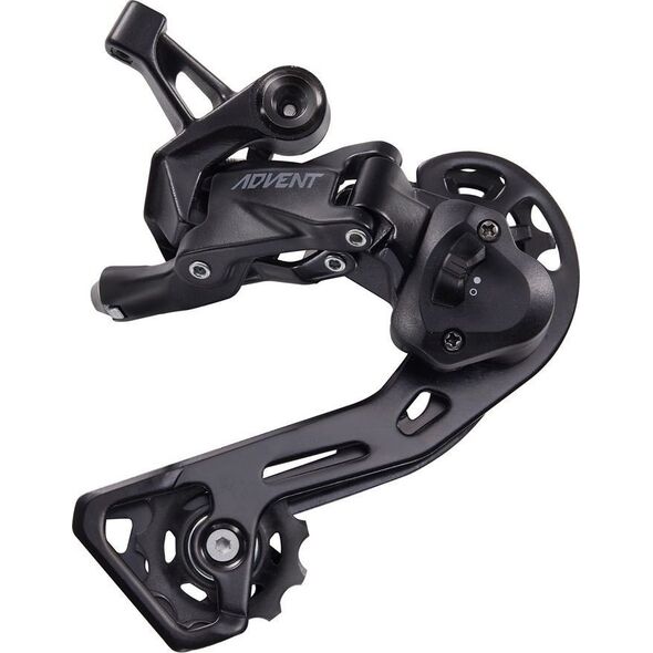 Microshift Przerzutka Tylna MICROSHIFT ADVENT, 9.rzędowa, Nie kompatybilna z Shimano, Średni Wózek, Max. Tryb 42-46T, Pojemność 41T, Sprzęgło (NEW)