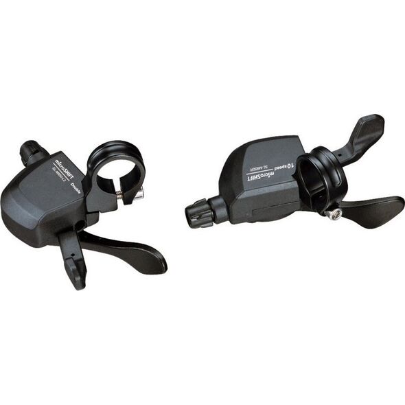 Microshift Manetki MICROSHIFT XLE, Para, 10.rzędowe(2x10), Kompatybilne z Shimano, Xpress Trigger, Bez Wskaźnika Przełożeń (NEW)
