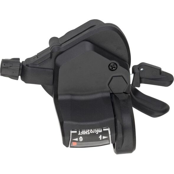 Microshift Manetka MICROSHIFT, Prawa, 9.rzędowa, Kompatybilna z Shimano, Thumb Tap, Optyczny Wskaźnik Przełożeń (NEW)