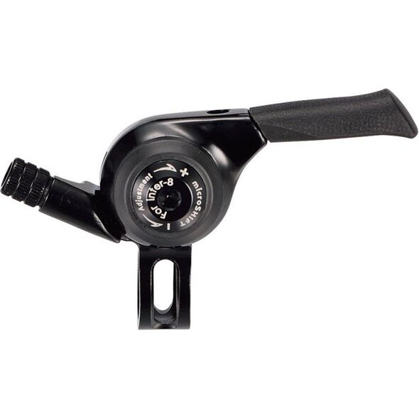 Microshift Manetka MICROSHIFT, Prawa, 8.rzędowa, Kompatybilne z Shimano, Thumb Shifter, Indeksowanie (NEW)