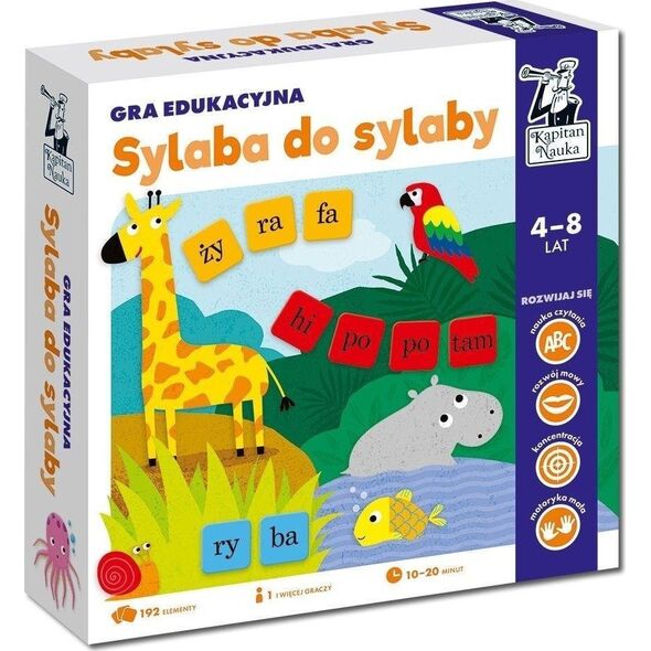 Edgard Kapitan Nauka. Sylaba do sylaby 4-8 lat