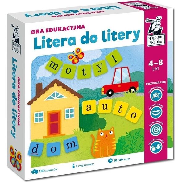 Edgard Kapitan Nauka. Litera do litery 4-8 lat
