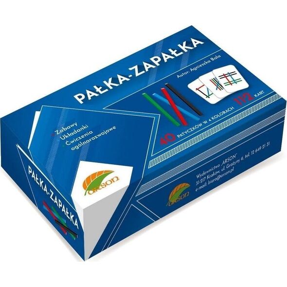 Arson Pałka - zapałka. Karty edukacyjne