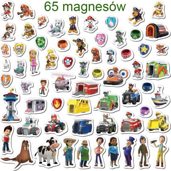 Aston Active Psi Patrol. Wielka przygoda - zestaw magnesów