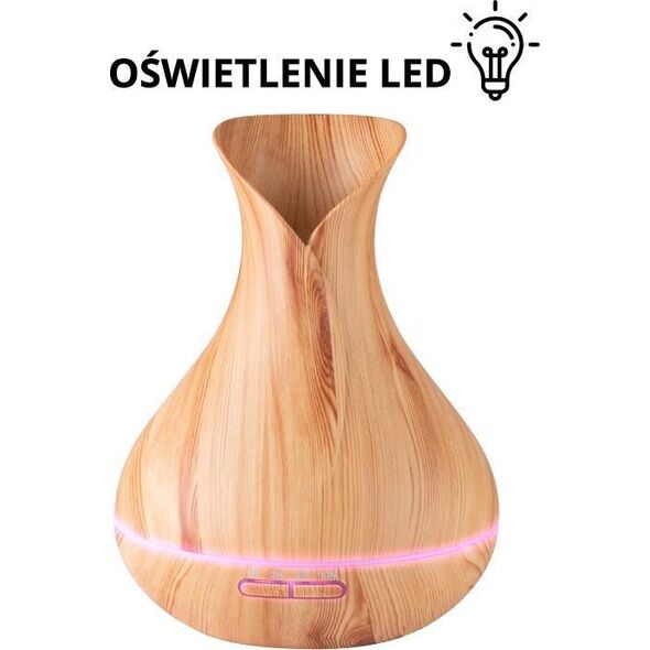 Dyfuzor zapachowy Activeshop AROMA DYFUZOR NAWILŻACZ POWIETRZA SPA 15 LIGHT WOOD 400ML + TIMER