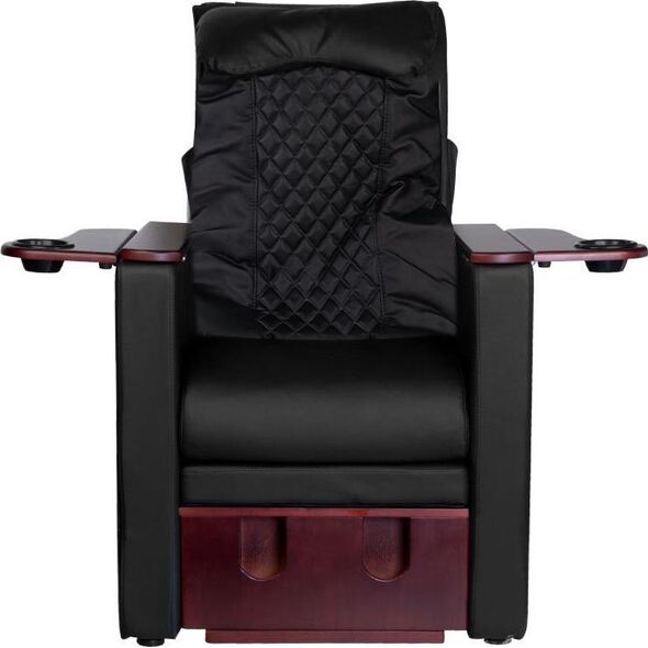 Azzurro FOTEL SPA DO PEDICURE Z MASAŻEM PLECÓW AZZURRO 101 CZARNY