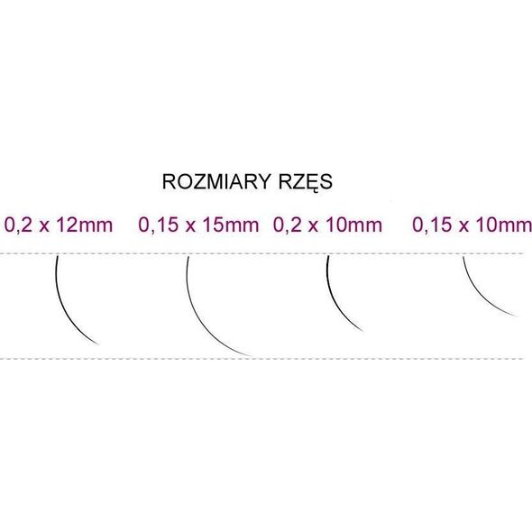 Syis SYIS - RZĘSY J 0,15x 10mm 0.25g
