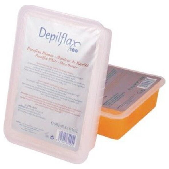 Depilflax DEPILFLAX 100 PARAFINA BIAŁA Z MASŁEM SHEA 500 G