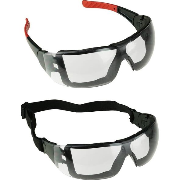Dedra Okulary ochronne przeciwzamgl. F K N,pian.Eva, zausz.+gumka