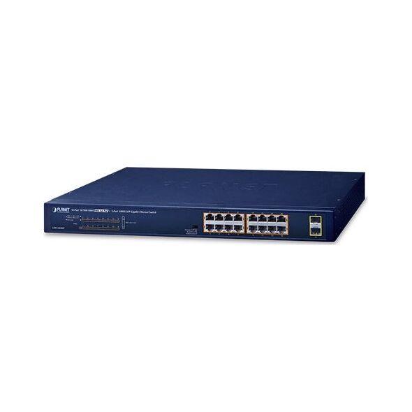 Planet 16-Port 10/100/1000T 802.3at