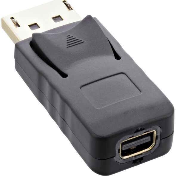Adapter AV InLine DisplayPort Mini - DisplayPort czarny (17196A)