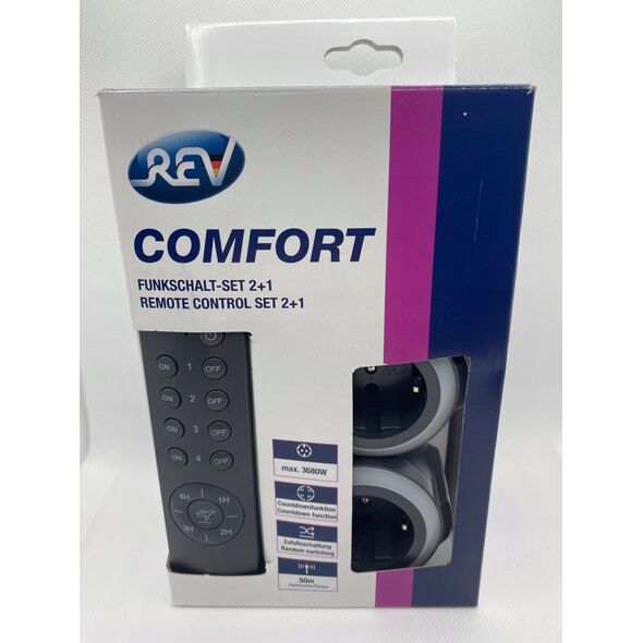 REV REV Radio Switch Set 2 + 1 COMFORT anthracite