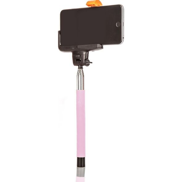 Selfie stick MadMan MadMan Selfie tyč DELUXE BT 100 cm růžová (monopod)