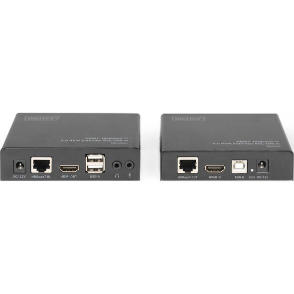 System przekazu sygnału AV Digitus Adap Digitus HDMI HDBaseT 2.0 Extender Set 100m
