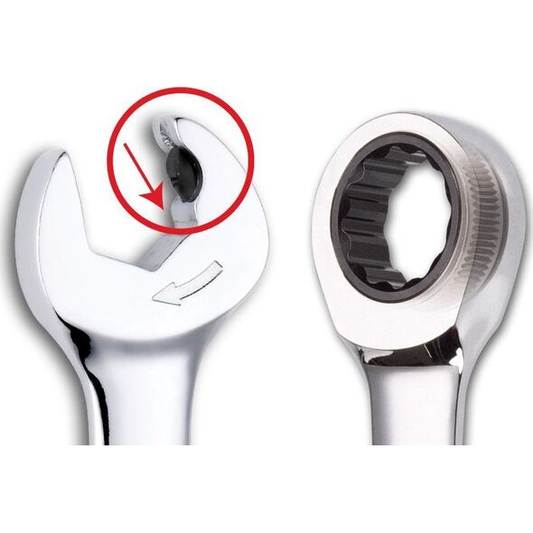 SATA SATA KLUCZ PŁASKO-OCZKOWY  11mm Z PODWÓJNĄ GRZECHOTKĄ