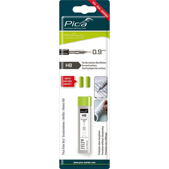 PICA WKŁADY Pica Fine Dry GRAFITOWE HB 24 sztuki 7030