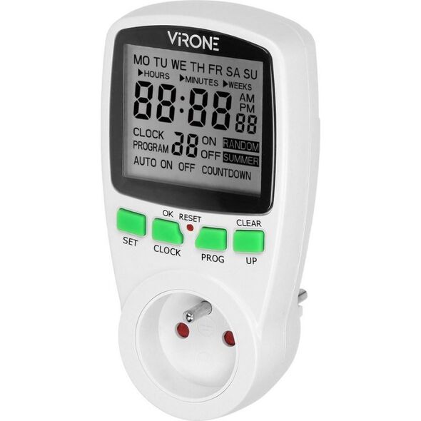 Orno Elektroniczny programator czasowy DT-1 z wyświetlaczem LCD