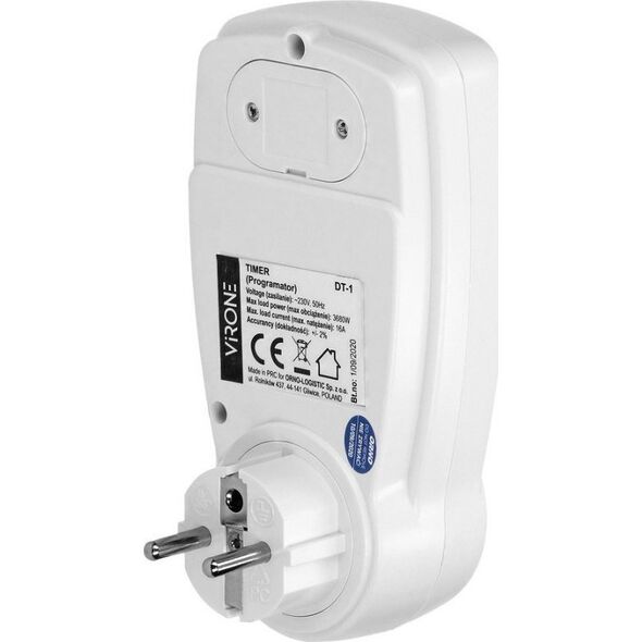 Orno Elektroniczny programator czasowy DT-1 z wyświetlaczem LCD
