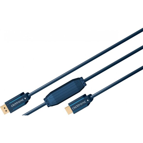 Kabel Clicktronic DisplayPort - HDMI 2m granatowy (RB44924)
