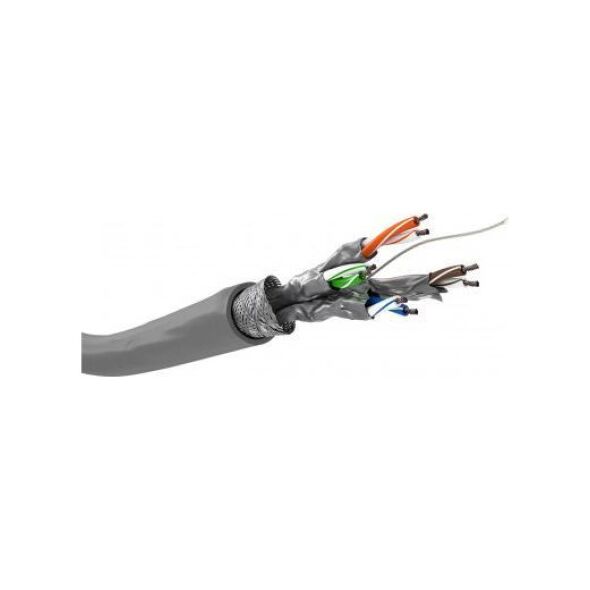 Goobay CAT 6 kabel sieciowy, S/FTP (PiMF), Szary - Długość kabla 305 m