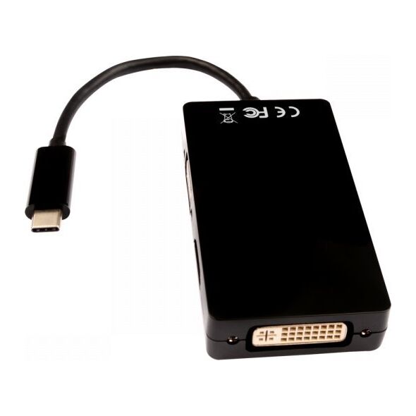Stacja/replikator V7 USB-C (V7UC-VGADVIHDMI-BLK)