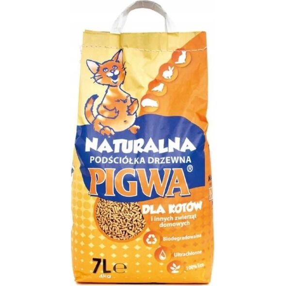 Żwirek dla kota BIK PIGWA 15 KG PODŚCIÓŁKA DLA KOTÓW  I INNYCH ZWIERZĄT DOMOWYCH /50