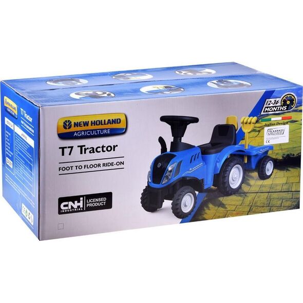 Jokomisiada New Holland jeździk TRAKTOR z przyczepą ZA3691