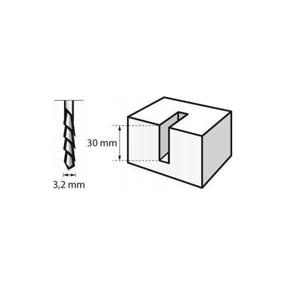 Dremel Frez tnący DREMEL (561) do drewna 3,2 mm op. 3 szt
