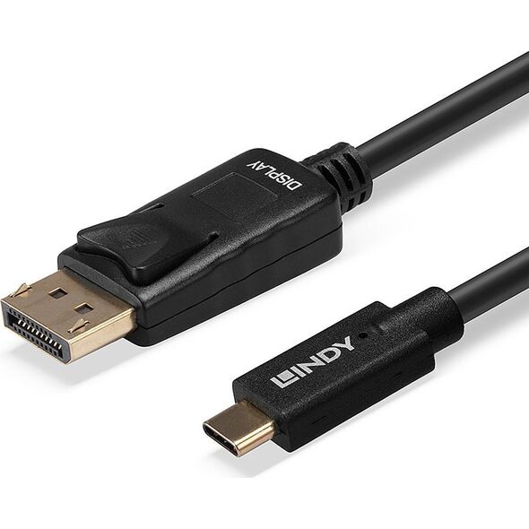 Kabel USB Lindy USB-C - DisplayPort 10 m Czarny (43307)