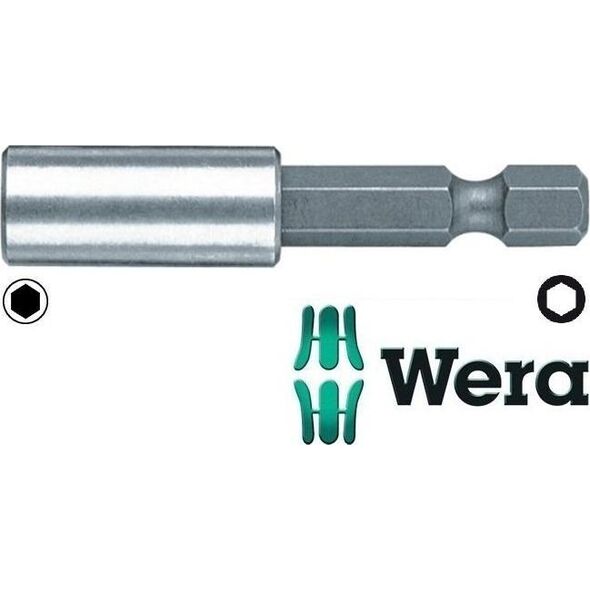 Wera UCHWYT MAGNETYCZNY ZE STALI NIERDZEWNEJ DO BITÓW 1/4'' 50MM
