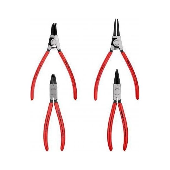 Knipex ZESTAW SZCZYPIEC DO PIERŚCIENI OSADCZYCH 4CZ.
