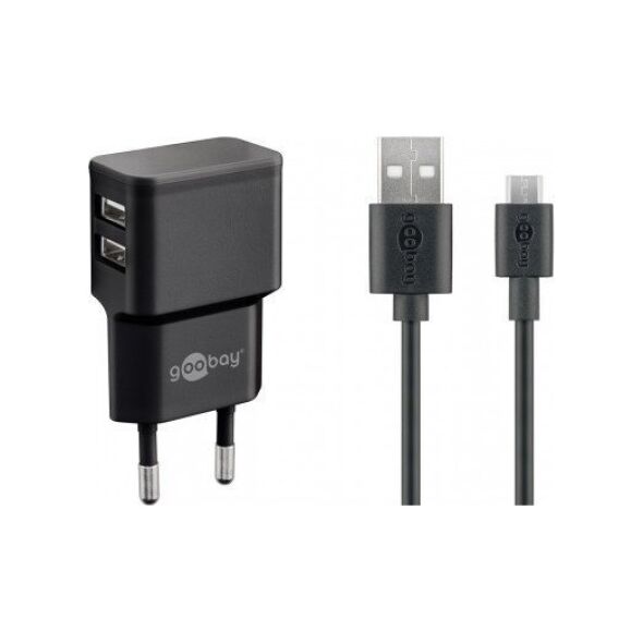 Ładowarka Goobay 2x USB-A 2.4 A (RB44984)