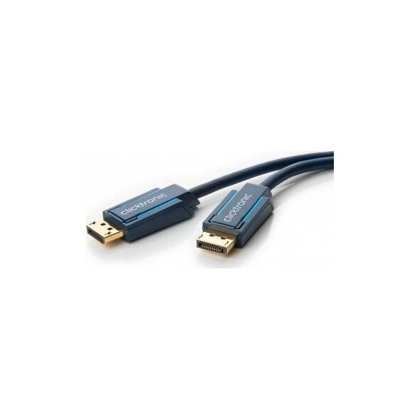 Kabel Clicktronic DisplayPort - DisplayPort 1m granatowy (RB40992)